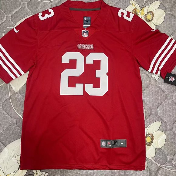 NFL Other - NFL San Francisco 49ers Christian McCaffrey #23 Red Jersey
